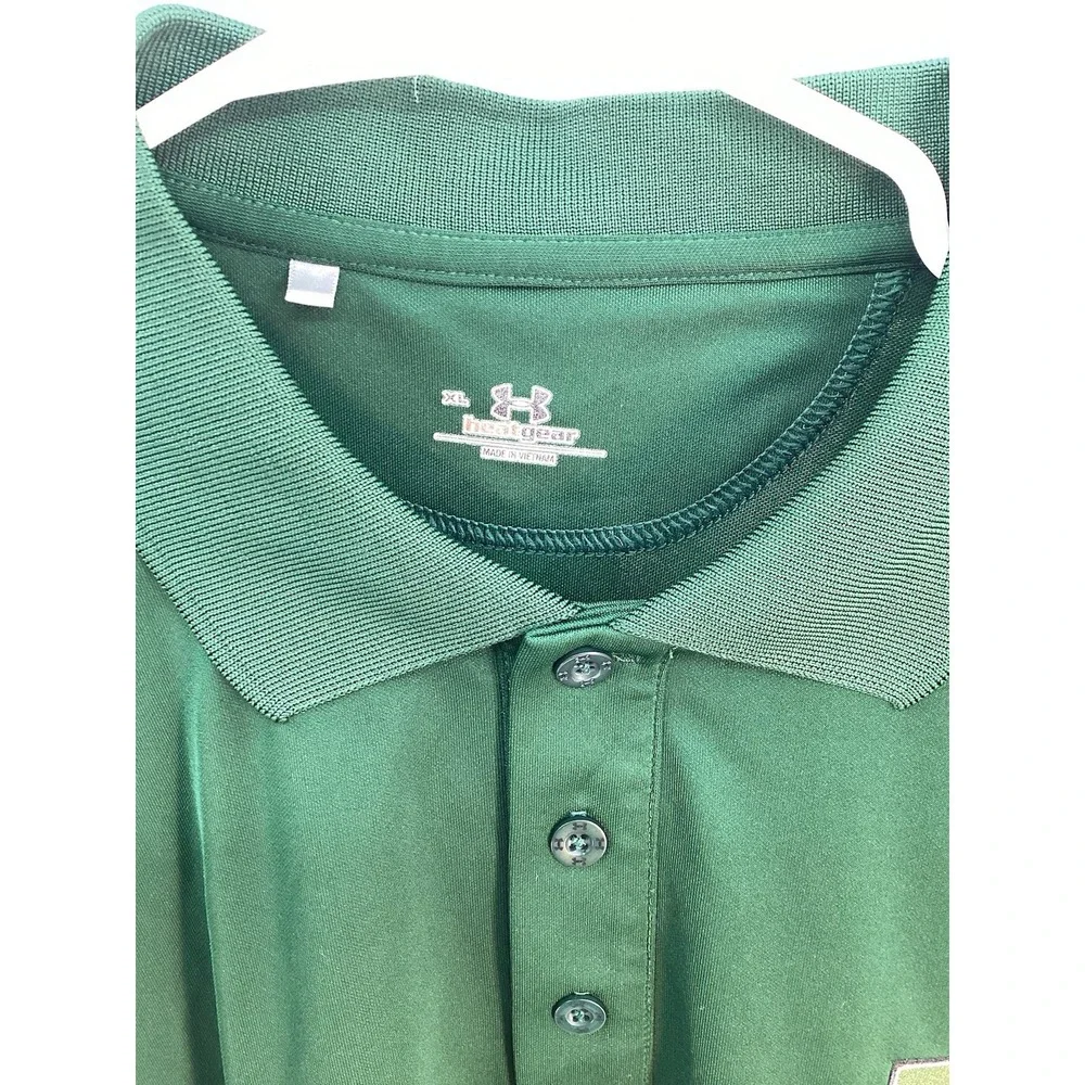 Mens Under Armour Marshall University Football short sleeved performance polo XL